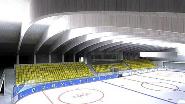 Ledová plocha bude mít 56 metrů na délku a 26 metrů na šířku, což jsou minimální rozměry hokejového hřiště.