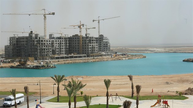 Stavba King Abdullah Economic City (KAEC) v Saudské Arábii