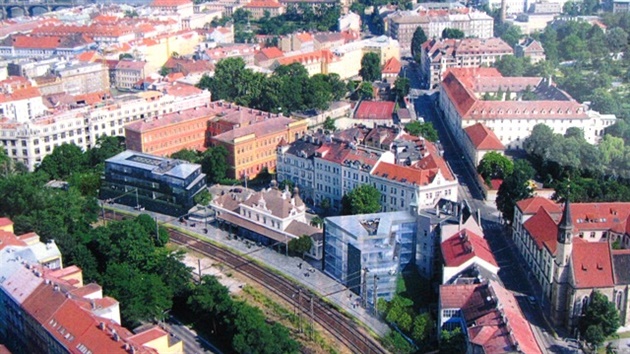 Budoucí podoba nejbli��ího okolí vy�ehradského nádra�í.