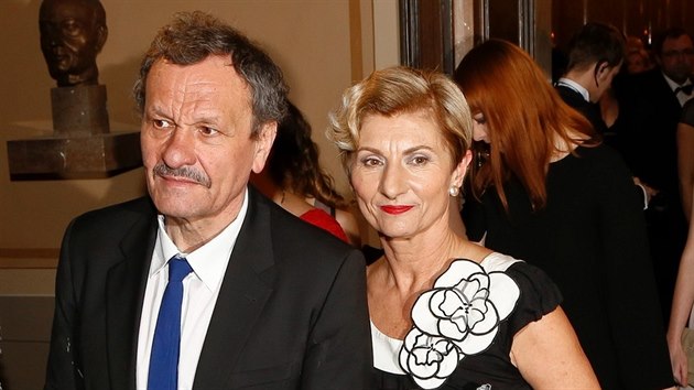 Miroslav Krobot a jeho žena Hana Doulová