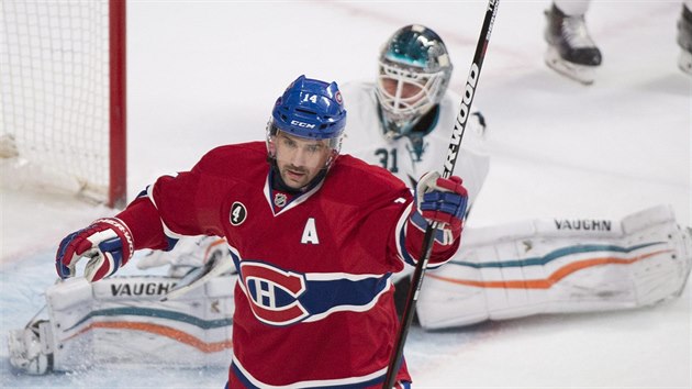 SP̊N STELEC. Tom Plekanec z Montrealu slav gl.