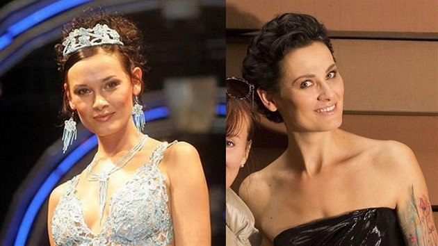 Michaela Sala�ov� v letech 2000 a 2014. �sp�n� d�d�ejka se provdala a �ije s d�tmi v Brn�.