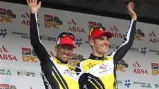 Sauser-Kulhavý, vítzné duo etapového závodu horských kol Cape Epic