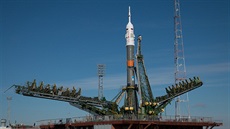 Sojuz TMA-16M před startem.