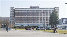 Jedenáctipodlažní Hotel Moskva na náměstí Práce v centru Zlína se začal stavět...