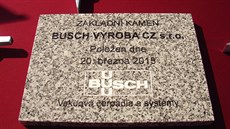 V Liberci slavnostn odstartovala stavba výrobní haly nmecké firmy Busch.