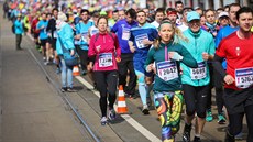 Momentka z Praského plmaratonu