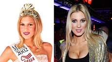Kateřina Průšová (31) v letech 2002 a 2013. Věnuje se produkci módních...
