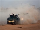 Irácká armáda útoí na pozice Islámského státu v Tikrítu (29. bezna 2015)