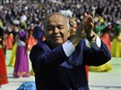 Prezident Uzbekistánu Islam Karimov (21. bezna 2015).