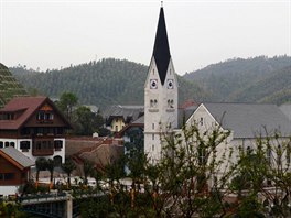 Kopie rakouského msteka Hallstatt u jihoínského Chuej-ou vyvolala ped pár...