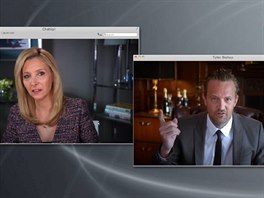 Lisa Kudrowová a Matthew Perry v seriálu Terapie online (2011)