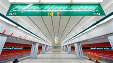 Nástupit nové stanice metra Nádraí Veleslavín tsn ped dokonením