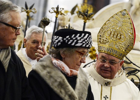 Kardinál Dominik Duka slouil dnes v katedrále svatého Víta tradiní...