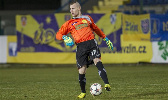 Zlínský fotbalový branká Stanislav Dostál.