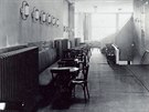 Historické fotografie interiéru brnnského hotelu Avion
