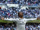 JSEM KRÁL! Cristiano Ronaldo z Realu Madrid slaví jeden ze svých gól.