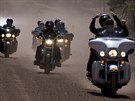 Reisér Tomá Zindler projel se skupinou motorká u podruhé slavnou americkou...