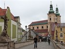 Slavný gotický most z konce 13. století v Klodzku nedaleko eských hranic zdobí...