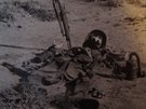 Mrtvý italský voják v Tobruku, 1941