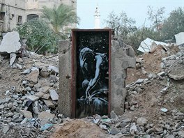 Pásmo Gazy, Palestina, Banksy