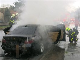 Hasii likviduj por BMW v Ostrav-Porub. Majitel vozu je pesvden, e...