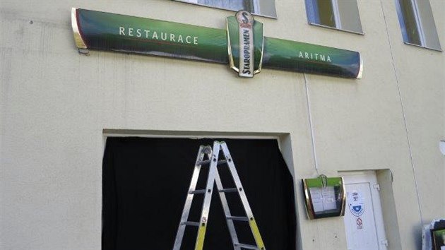 Restaurace Aritma v praskch Vokovicch, kde Sttn zemdlsk a potravinsk inspekce nala my exkrementy