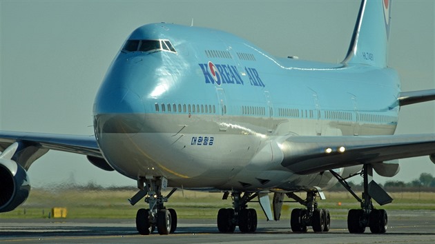 Boeing 747 400 Korean Air v Praze