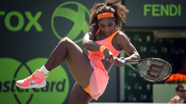 Serena Williamsov slav postup do semifinle turnaje v Miami.