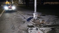 Tragická nehoda v imické ulici v Praze.