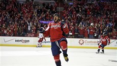JE TO TAM! Alexander Ove�kin se raduje z 50. gólu v sezon�. Bylo to po�esté v...