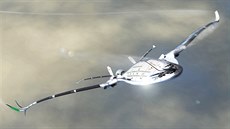 Típatrové letadlo budoucnosti AWWA Progress Eagle na návrhu panlského...