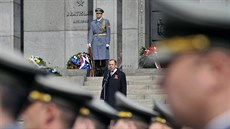 Ruský ministr zahranií Sergej Lavrov na vzpomínkové akci u píleitosti 70....