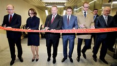 Otevení ty nových stanic praského metra linky A.