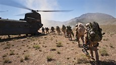 Pí pesun jednotky pi operaci v Afghánistánu z roku 2009.