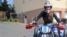 Sára Faustová závodí na snowboardu, ly�uje, b�há cross závody a od mali�ka...
