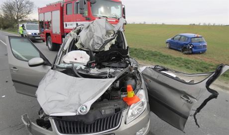 Pi tragické nehod u Chudobína na Olomoucku skonilo nedání pednosti smrtí...