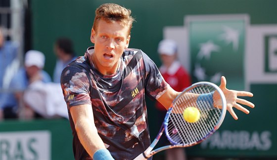 Tomá Berdych na turnaji v Monte Carlu.