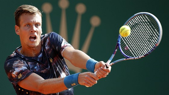 Tomá Berdych na turnaji v Monte Carlu.