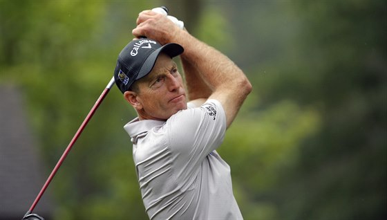 Jim Furyk na turnaji RBC Heritage v Hilton Head.