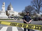 Policie uzavela oblast u Kongresu ve Washingtonu. (11. dubna 2015)