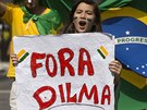 V ulicích brazilského Sao Paula se selo na sto tisíc lidí k protestu proti...