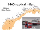 Cesta Hurtigrutenem kolem tém celého Norského pobeí je dlouhá dva tisíce...