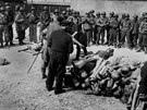 Pesn ped 70 lety osvobodili Ameriané koncentraní tábor Buchenwald, jeden z...