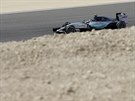 Nico Rosberg bhem tréninku na Velkou cenu  Bahrajnu