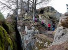 Turistick� okruh na skaln�m hrad� Vranov.