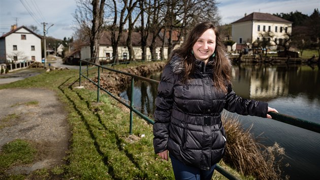 Petra Kuerov, vedouc vesnick poty ve Smolotelech na Pbramsku.