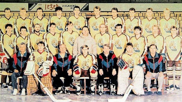 Jihlavský hokejový tým, který v roce 1991 získal pro Duklu dosud poslední...