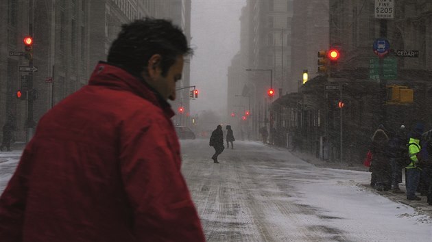 Magdalena Blhov, Blizzard 27. 1. 2015, Broadway, Manhattan, New York