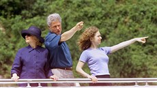 Bill a Hillary Clintonovi spolu mají dceru Chelsea Victorii. Snímek je ze...